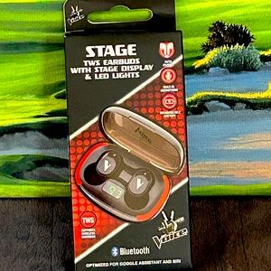 STAGE TWA EARBUDS WITH STAGE DISPLAY & LED LIGHTS